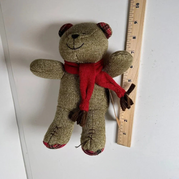 Starbucks Bearista Plush Teddy Bear 2009 Holiday Edition Bean Filled Animal Toy - Picture 11 of 11